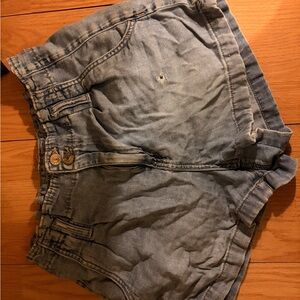 American Eagle Outfitters Light Blue Jean Shorts